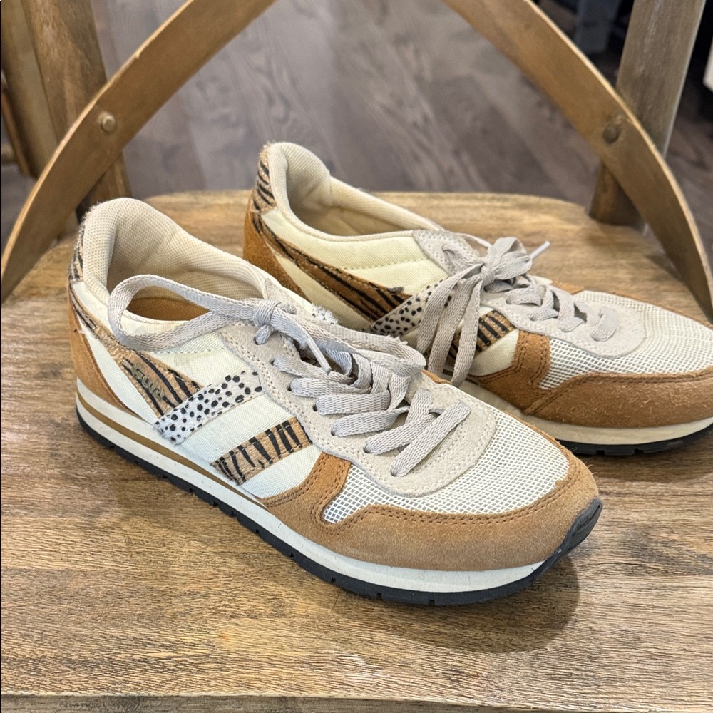 Gola Tan and Brown Casual Sneakers